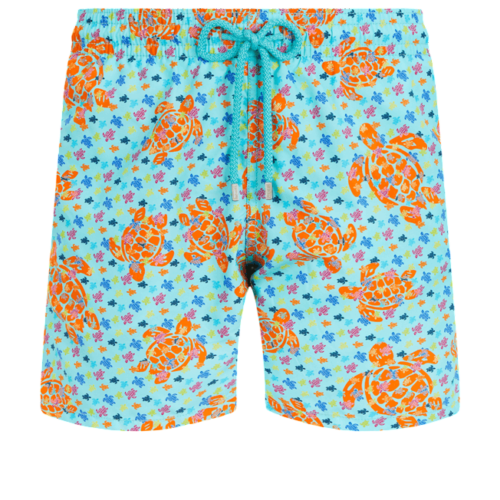 Mens Vilebrequin Micro Macro Ronde Des Tortues Moorea Turtles Swim Shorts